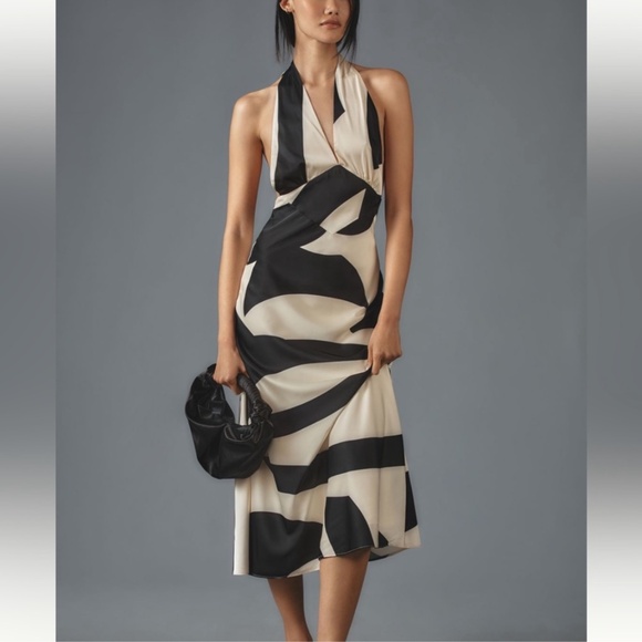 Nwt bardot citron halter midi dress - Picture 4 of 13